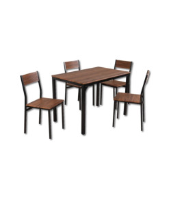 Table + 4 chaises mango