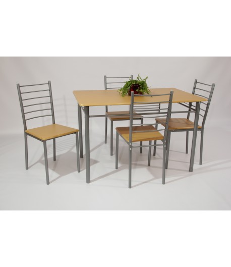Table + 4 chaises olivier