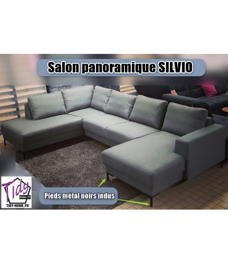 Salon d'angle panoramique Silvio